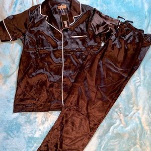 Joan Vass Womens Pajama Set | Large